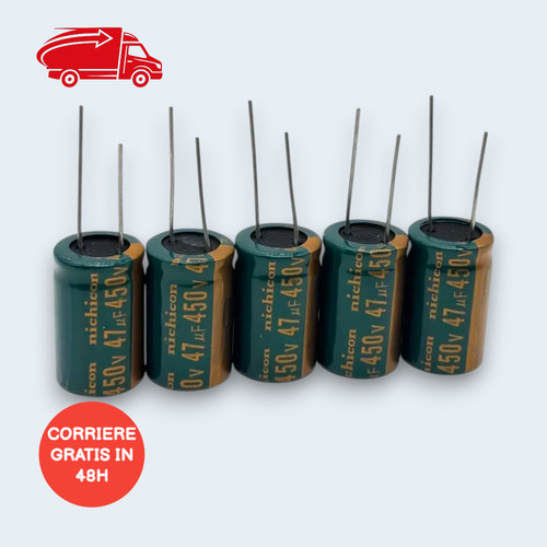 5pz condensatori elettrolitici