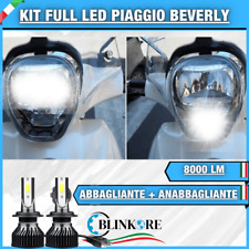 FARO FULL LED BIANCO PIAGGIO BEVERLY DAL 2010 ANABBAGLIANTE + ABBAGLIANTE CANBUS