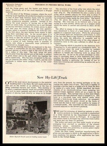 1922 fornaio trattori camion - trattori, e