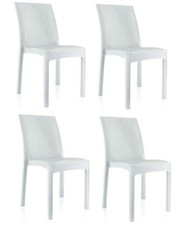 KIT 4 SEDIE POLIPROPILENE BAR