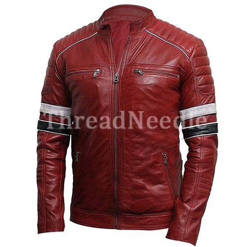 Giacca pelle slim fit - pelle,