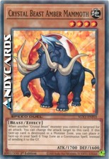 CRYSTAL BEAST AMBER MAMMOTH (SPEED DUEL) • Comune • SGX1 ENF03 • 1Ed • YUGIOH!