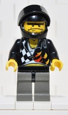 Lego wr010 Pilota Backyard Bubba Blaster casco teschio World Racers 8864