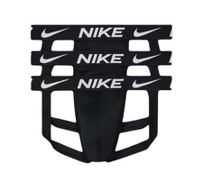 Nuovo con etichetta. Nike. Confezione da 3.  Dri-FIT Ultra Essential Micro. Jock. Nero. MRSP. $45,00