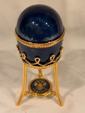 Uovo blu imperiale Faberge con