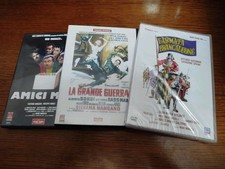 LOTTO 3 DVD MARIO MONICELLI AMICI MIEI LA GRANDE GUERRA L' ARMATA BRANCALEONE