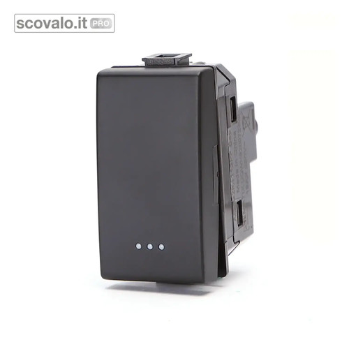 Interruttore unipolare nero - interruttore,