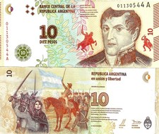 Argentina 10 pesos ND [2016]