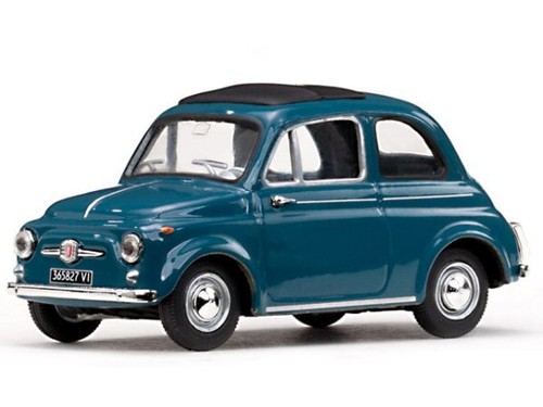 Fiat 500 1964 blu - fiat,