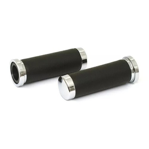 Manopole nere cromate - nere, honda