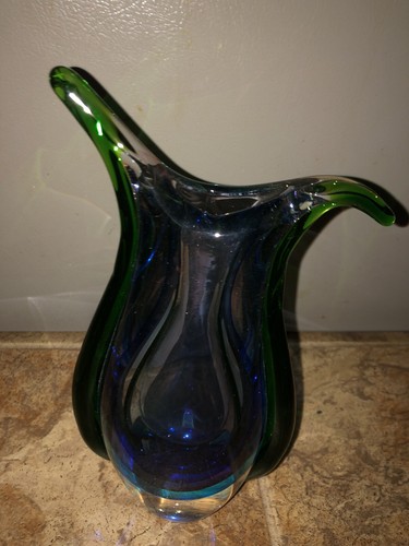 Glass venice murano vase - glass,