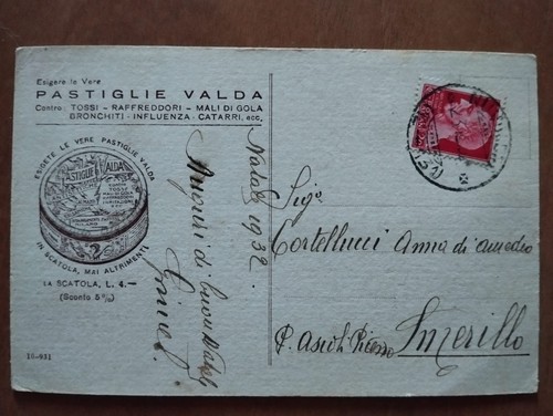 Pubblicità pastiglie valda - pastiglie,