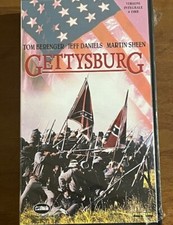 "GETTYSBURG" VHS NUOVA SIGILLATA DA COLLEZIONE RARISSIMA! ANNO 1994 "DELTA VIDEO