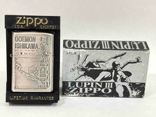 Accendino olio Zippo Lupin Il Terzo Ishikawa Goemon usato da collezione dal GIAPPONE