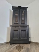 Antico Buffet Laccato/Shabbychic Doppio Corpo - Fine 800