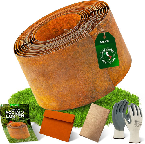 Bordura corten per giardino - per,