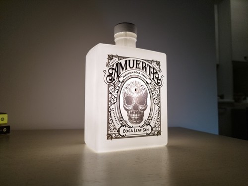 Lampada con bottiglia - lampada, gin