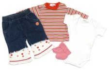 PRENATAL Set 4 Pezzi Pantaloni