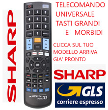 TELECOMANDO UNIVERSALE  SHARP; CLICCA SUL TUO MODELLO E LO RICEVERAI GIA' PRONTO