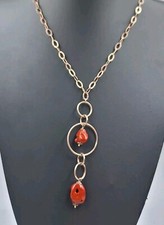 collana donna vero corallo rosso di Sardegna naturale e argento 925 Dorato 