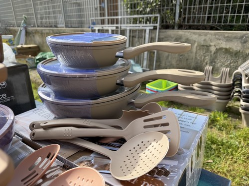 Set tris padelle in - 3,