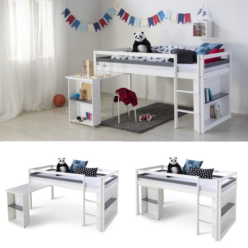 Letto soppalco con - letto,