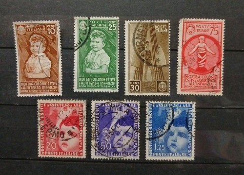 1937 regno francobolli - 1937, colonie
