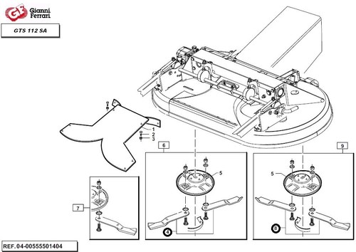 Kit coppia lama mulching