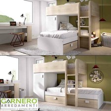 Cameretta bambini con soppalco