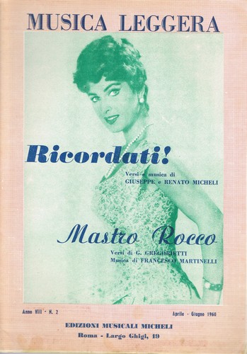 Spartiti musica leggera - -,