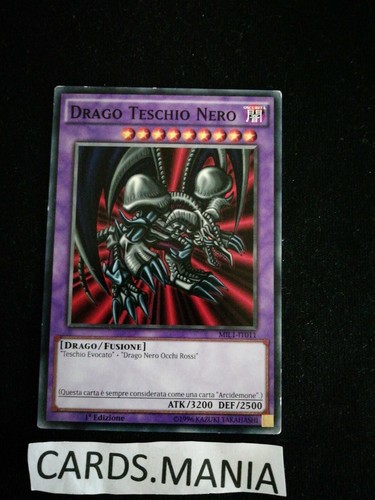 Drago teschio nero - gi,