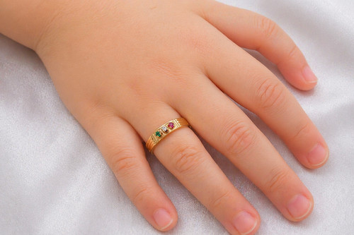 Anello bambino vintage oro - , 18