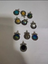 Set 10 ciondoli squame ideale per creazione collane bracciali 0093