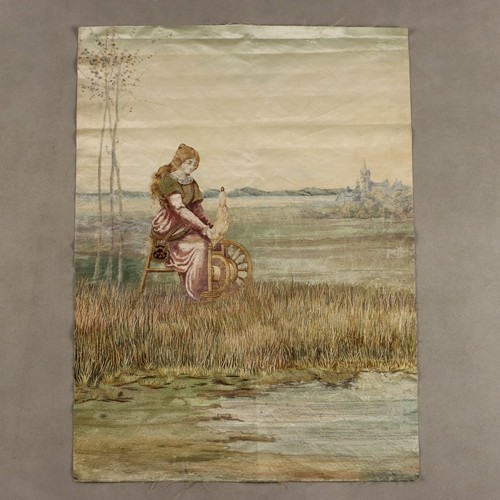 Stoffa antica ricamo donna - ricamo,