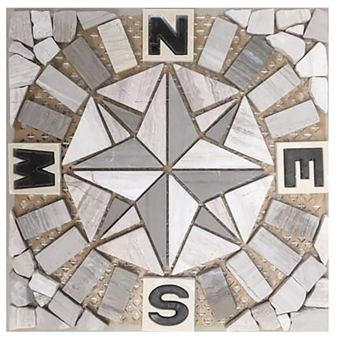 Rosone mosaico decorativo