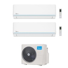 CONDIZIONATORE MIDEA DUAL SPLIT EVOLUTION 12000+12000 BTU INVERTER WIFI M2OE-18H