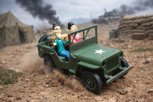 Laurel hardy willys - willys, jeep