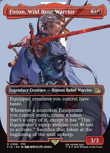 Mtg firion wild rose warrior - firion,,
