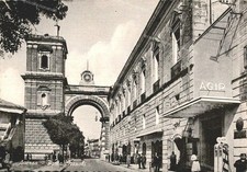 do323 cartolina aversa,porta napoli,provincia di caserta