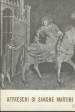 "Affreschi di Simone Martini" raccolta di 6 cartoline in contenitore