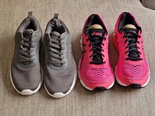 Asics Gel Kayano 23 taglia 37 fucsia + Champions Donna taglia 36 grigio. Usate