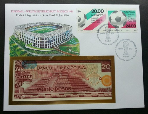 Mexico football 1998 - 1998, fdc