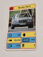 Mercedes 500 SE - D4 - Scheda