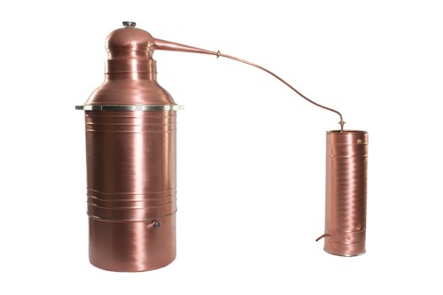 Alambicco distillatore rame - distillatore, in