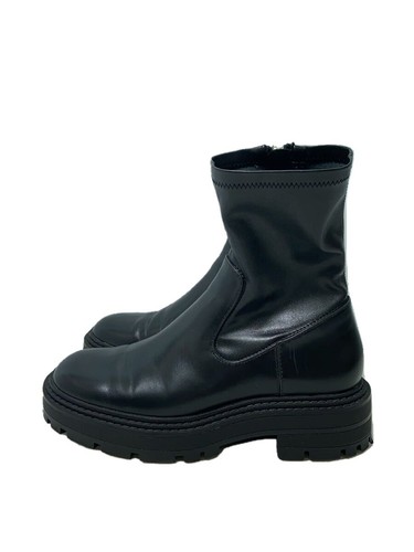 Zara shoes black faux - zara, 35