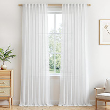 Tende Lino Semitrasparenti per