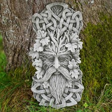 Targa pietra celtica greenman - celtica,