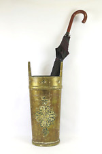 PORTAOMBRELLI VINTAGE LEGNO DORATO PORTA OMBRELLI DESIGN PORTA BASTONI XSF