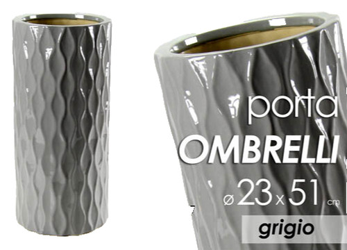 Porta ombrelli ceramica tondo - ombrelli,