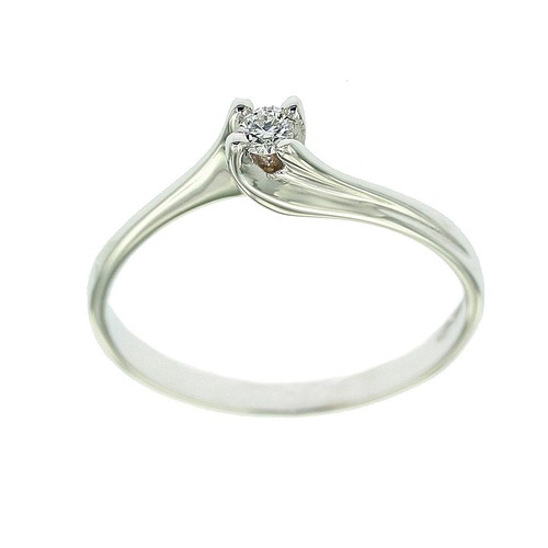 Anello solitario oro kt - in,